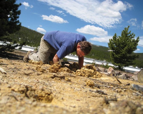 David Peters Digging Clay