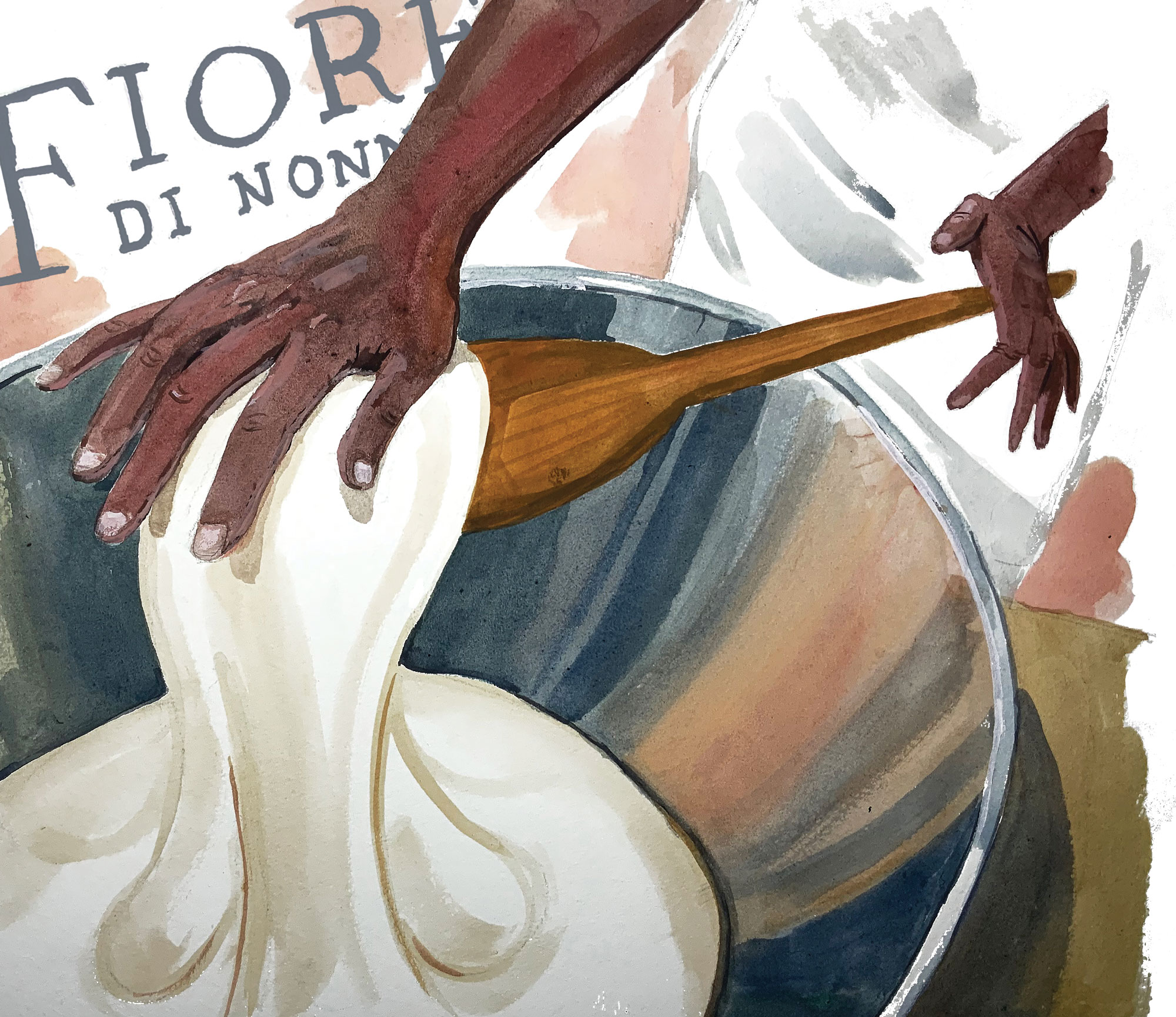 Fiore Di Nonno illustration by Dan Bransfield