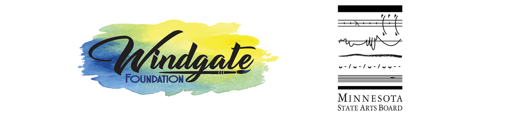Windgate Foundation logo and Minnesota State Arts Board logo