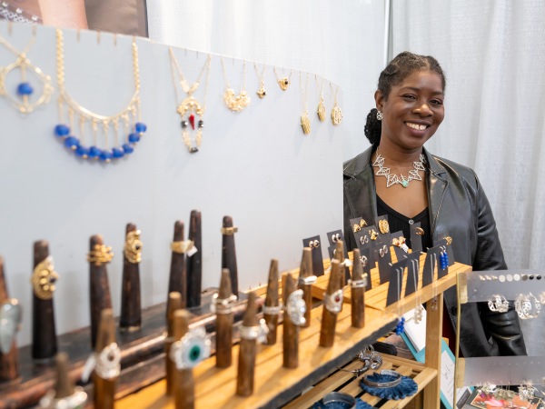 Photo of American Craft Made Baltimore Marketplace. Photo by Max Franz.