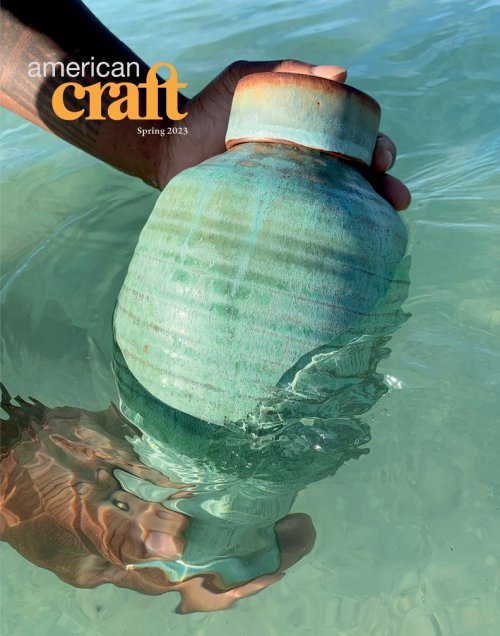 Cover of the Spring 2023 issue of American Craft magazine