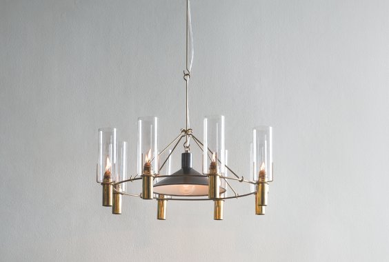 Robert Long Oliver Chandelier with Reflector