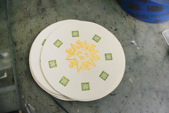Ashantilly Center Pressed Coasters
