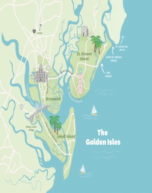 The Golden Isles Map