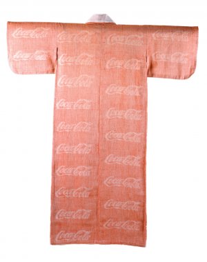 Yoshiko Iwamoto Wada Coca Cola Kimono