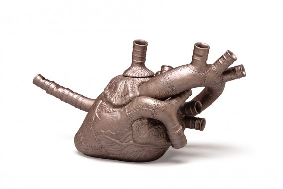 Richard Notkin Heart, Teapot Internal Combustion Metamorphosis