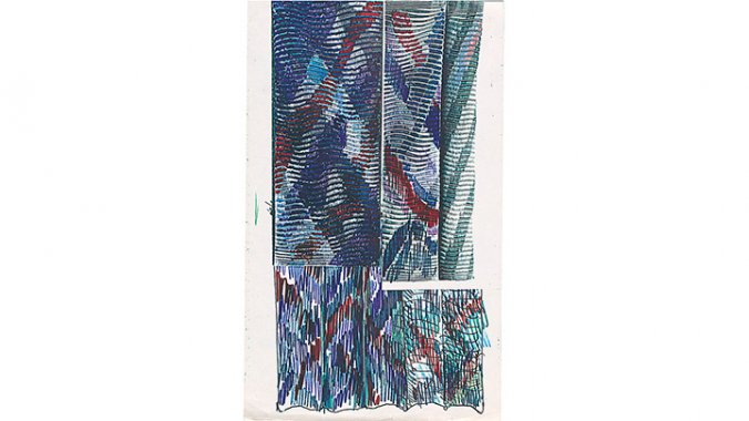 Lia Cook study for spatial ikat