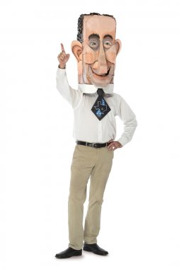 Wayne White LBJ puppet head