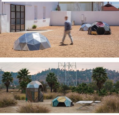 Beatriz Cortez geodesic dome installation