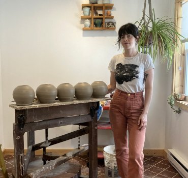 Portrait of ceramist Alana Cuellar