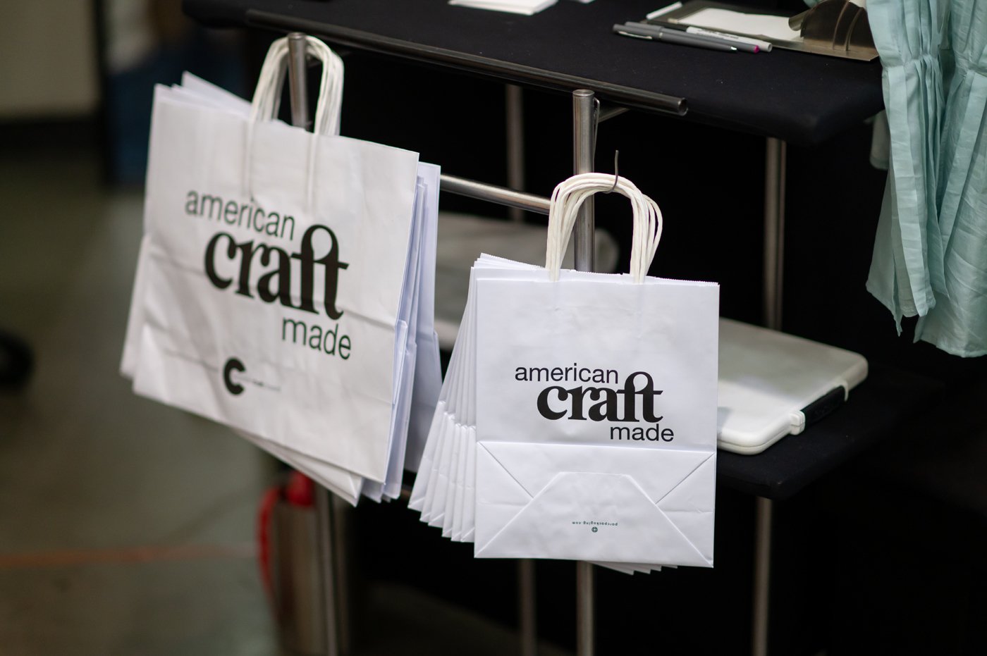 American Craft Made shopping bags