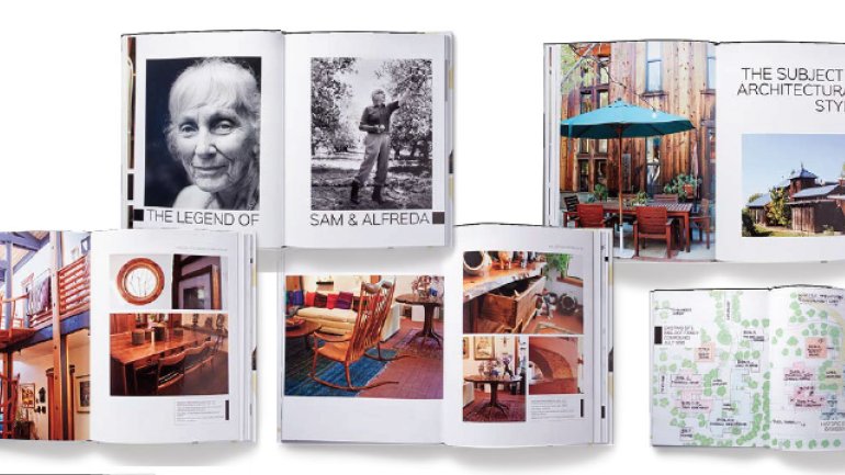 Spreads from Moving Sam Maloof