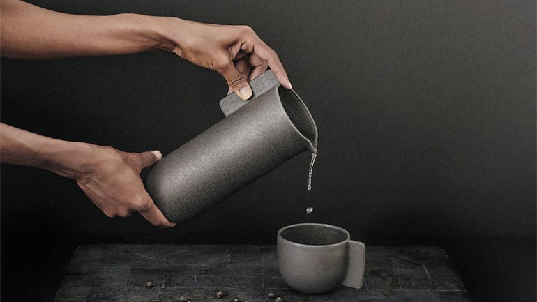 Limited-edition Stoneware Pitcher Set by mpgmb