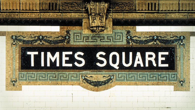 Original 1904 Mosaic Times Square