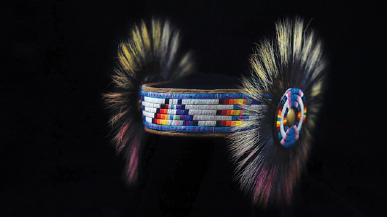Dana Warrington, men’s powwow-style headband