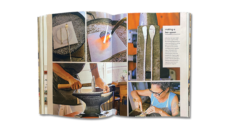 A spread from Making a Life by Melanie Falick