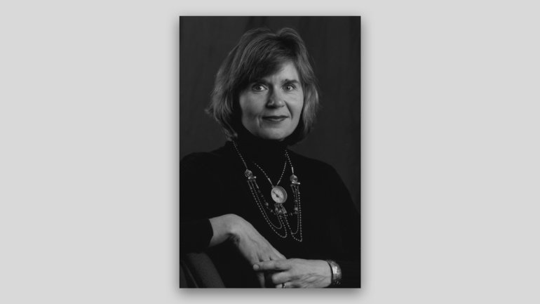 Grayscale portrait of Nancy Lee Worden