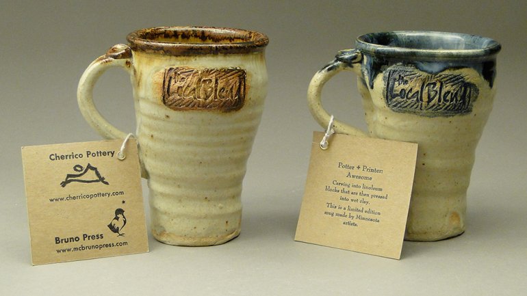 Joel Cherrico, Stamped Coffee Mugs
