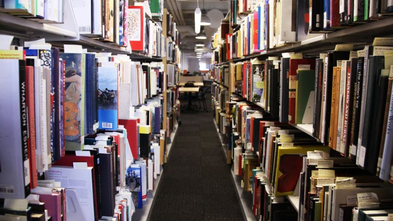 The American Craft Council Library Stacks