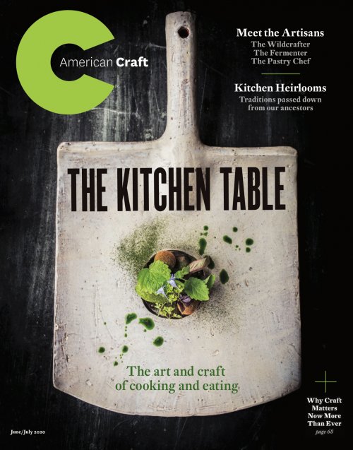 Cover of the June July 2020 Kitchen Table issue of American Craft