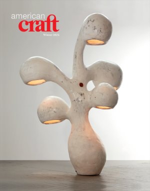 Magazine cover of American Craft Winter 2024 issue