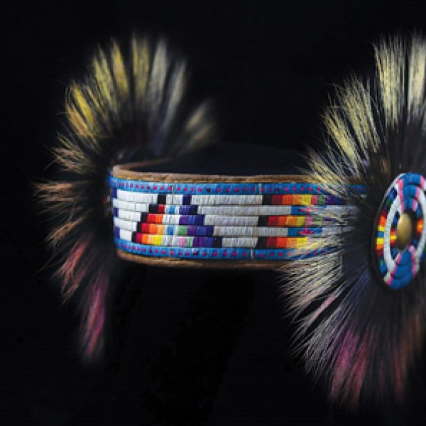 Dana Warrington, men’s powwow-style headband