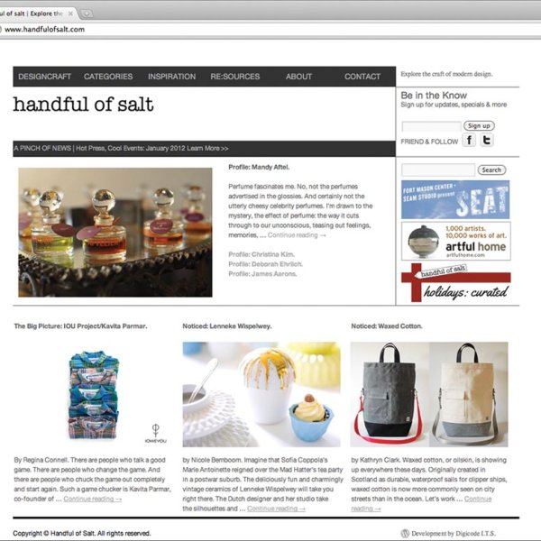 Handful of Salt website