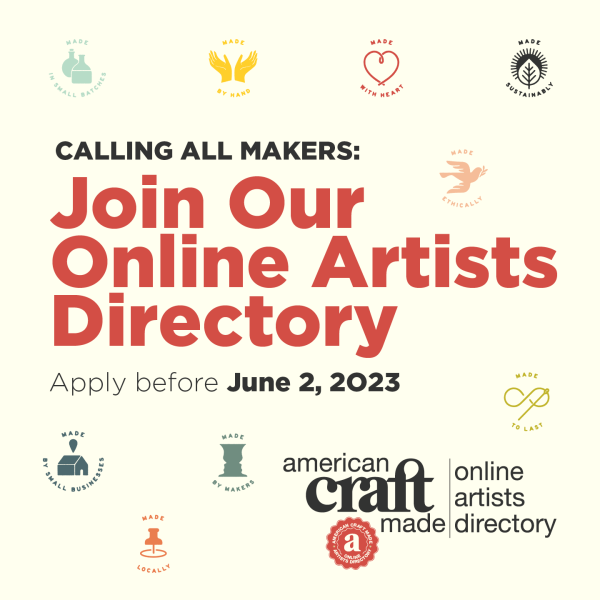 Apply for the Online Artists Directory by June 2, 2023