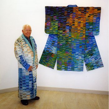 Sidney Rosoff in Tim Harding kimono