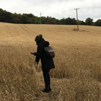 Amara Hark-Weber at The Balvenie barley fields