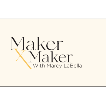 Maker x Maker with Marcy LaBella Blog Cover Graphic