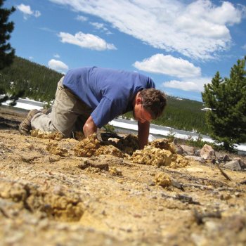 David Peters Digging Clay