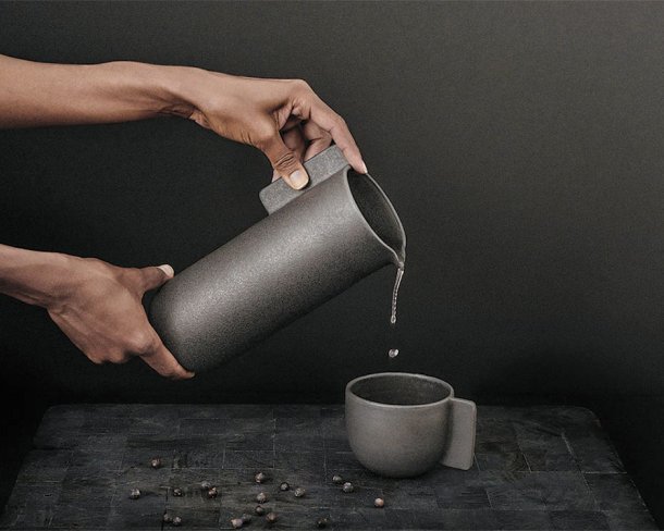 Limited-edition Stoneware Pitcher Set by mpgmb