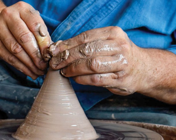 Cleveland pottery making